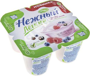 Йогурт Campina Нежный Лес.ягоды 0.1% 95г