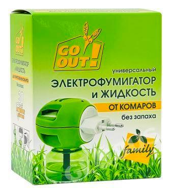 Электрофумигатор Go оut + чиркейлерге каршы суюктук