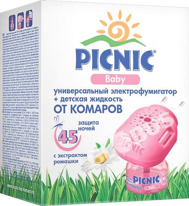 Электрофумигатор Picnic baby + чиркей суюктугу 45 түн