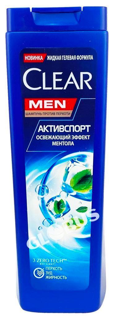 CLEAR Шам-нь муж Активспорт с ментолом 30Х380МЛ