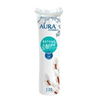 Диски ватн Aura classic 120шт