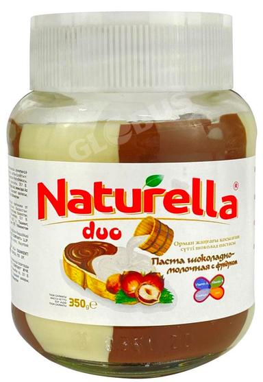 Паста шоколадная Naturella Duo 350г ст/б