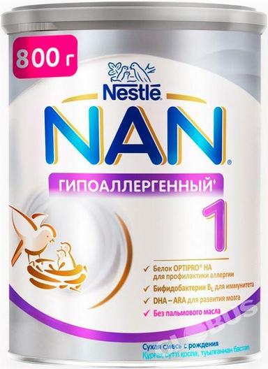 Смесь дет. Nan 1 гип/аллерг 800г ж/б