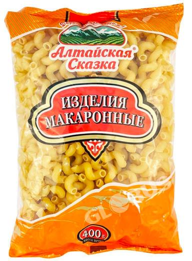 Макароны Алтайская сказка рожки витые 400г