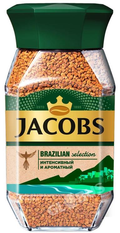 Кофе Jacobs Brazilian Selection раств 95г ст/б