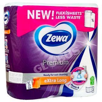 Полотенца Zewa бумаж Premium Dekor Extra Long 2рул