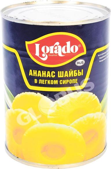 Lorado конс. ширедеги шакек ананастары 580г