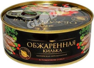 Килька балтийск. За Родину в томат.соусе /ключ/240г