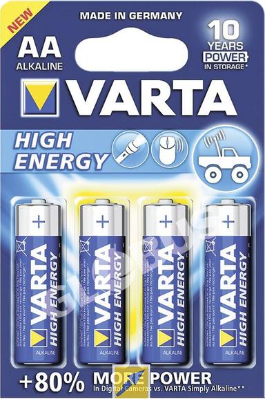 Батарейки Varta High Energy AA 4шт