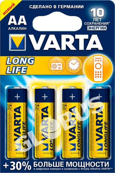 Батарейки Varta LongLife AA 4шт
