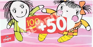 Салфетки Bella Happy 100+50шт
