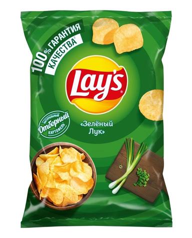 Чипсы Lay's зеленый лук 150г