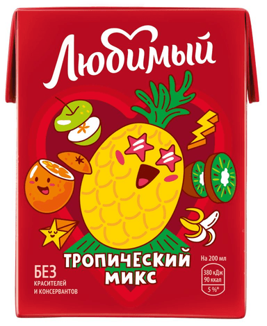 Любимый Тропик микс ширеси 0,2л т/п