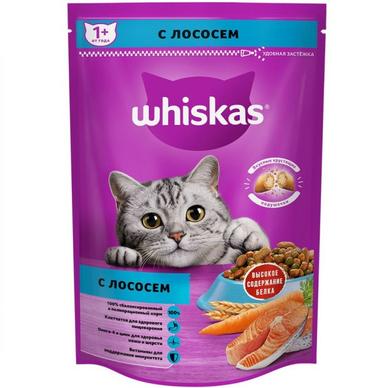 Корм д/кошек Whiskas подушечки-паштет морск ассорти 350г