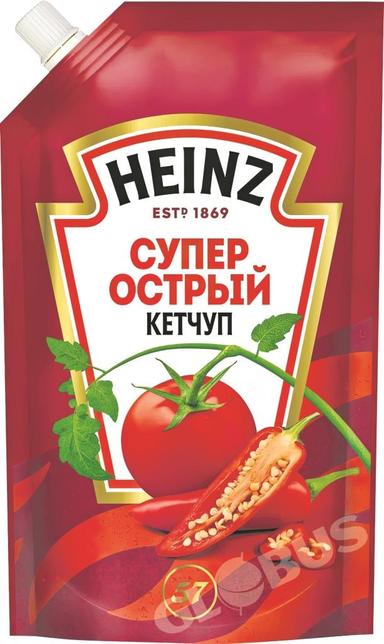Кетчуп Heinz супер острый 320г д/п