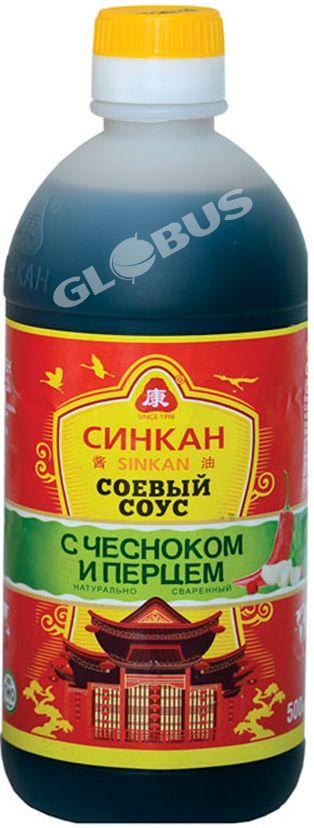 Соус соевый Синкан чесночно-острый 500мл