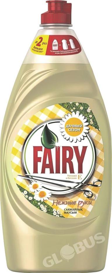 Средство д/мытья посуды P&G Fairy нежн руки ромаш/витамин Е 900мл