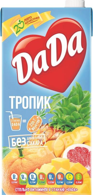 Da-Da тропик ширеси 1,9л т/п