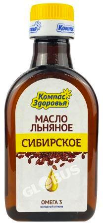 Масло льняное Сибирское 200мл