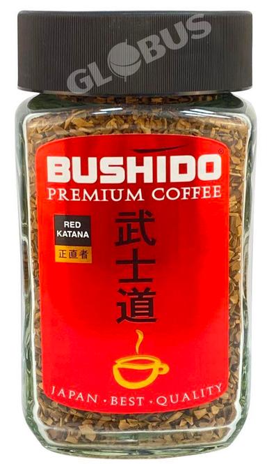 Кофе Bushido Red Katana раств. 100г ст/б
