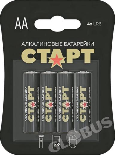 Батарейки Старт AA 4шт LR6-BL4 АЗ РФ