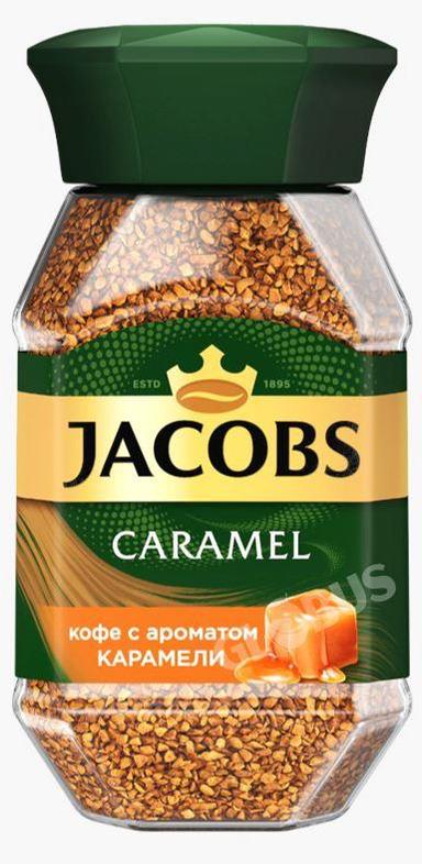 Кофе Jacobs Caramel раств сублим 95г ст/б
