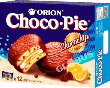 Печенье Orion Choco Pie chocochip orange 12шт 360г