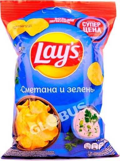 Чипсы Lay's Сметана Зелень 70г