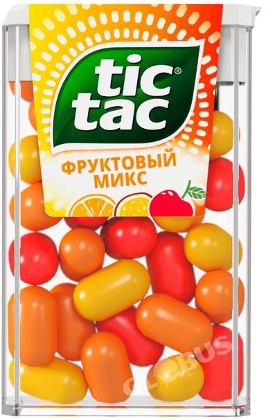 Tic-Tac жемиш микс майда конфети 16г
