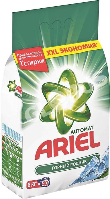 Порошок стир P&G Ariel горн родник авт 6кг