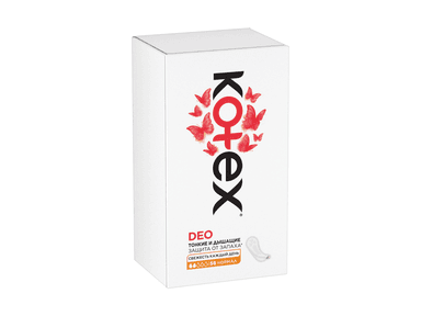 Прокладки ежедн Kotex Нормал Deo 56шт