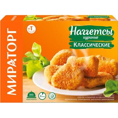 Мираторг классикалык тоок нагетсилери 250г