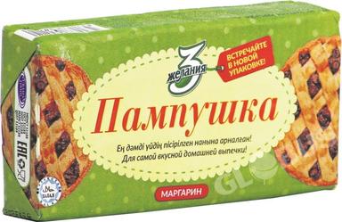 Маргарин 3 желания Пампушка 180г