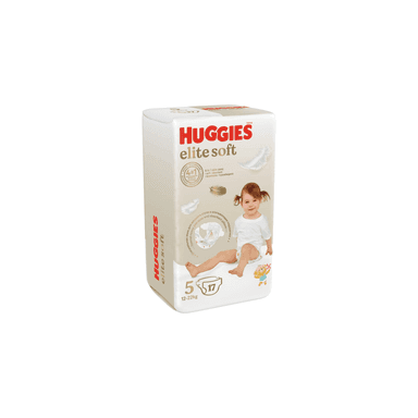 Huggies Elite Soft 5 балдар жалаяктары 17шт
