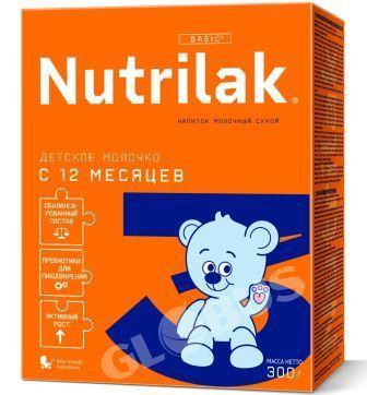 Смесь дет. Nutrilak №3 мол.с 12 мес 300г