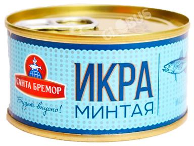 Икра минтая Санта Бремор Люкс 130г