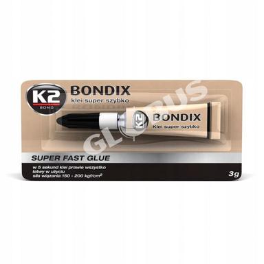Клей д/авто К2 Bondix 3г GL