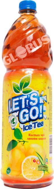 Напиток чай холод.Let's Go Ice Tea черн лимон б/г 1,25л
