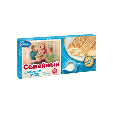 Торт Семейный Сливочный Десерт 230г