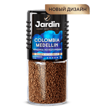 Кофе Jardin Colombia Medelin раств. 95г ст/б