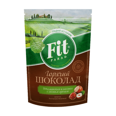 Какао Fit Parad гор.шок. лес.орех 200г д/п