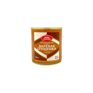 Сгущенка Milla Moloka варен 8,5% 360г ж/б ЗМЖ