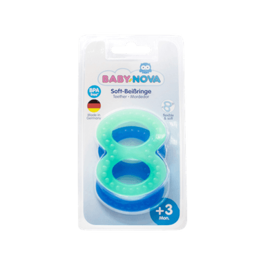 Кольцо зубн BabyNova тверд 2шт