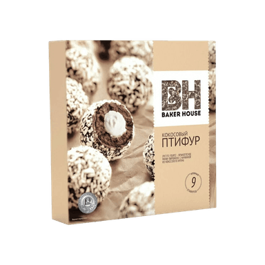 Пирожное Baker House Птифур с кокосовым кремом 225г