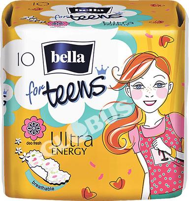 Прокладки гиг Bella Ultra Energy д/подрост 10шт