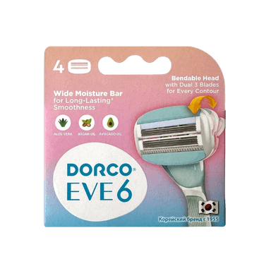 Кассеты д/станка Dorco жен 6 лезвий 4шт