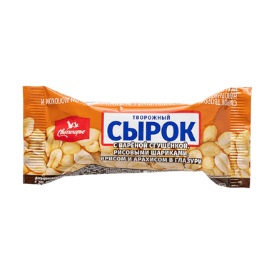 Сырок Свитлогорье твор глаз вар.сгущ/рис.шар/ирис/арах 23% 50г