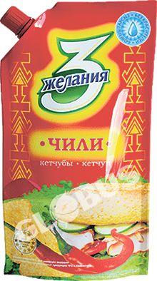 Кетчуп 3 Желания Чили 250г