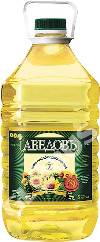 Масло подсолнечное Аведовъ 5л