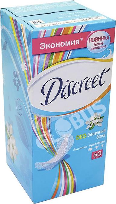 Прокладки ежедн P&G Discreet Весенний Бриз 60шт